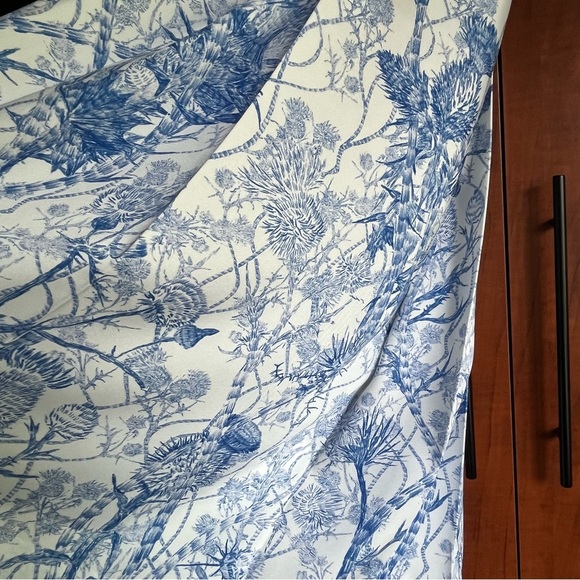 NWT Cedric Charlier Fantasy Print White on Garmentory Skirt / Size 6 - Picture 6 of 16